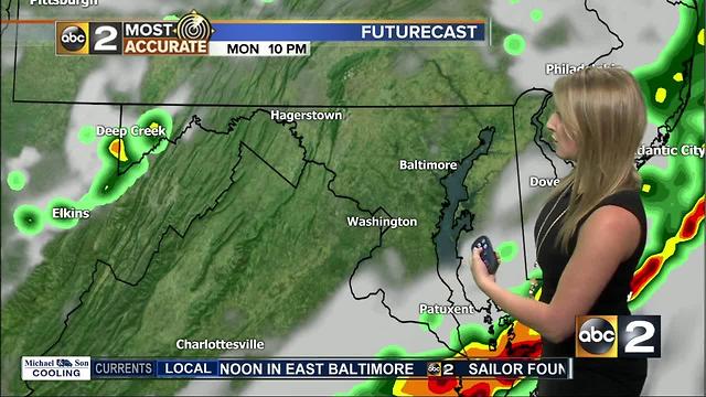 Maryland's Most Accurate Forecast - Stormy Start to the Week