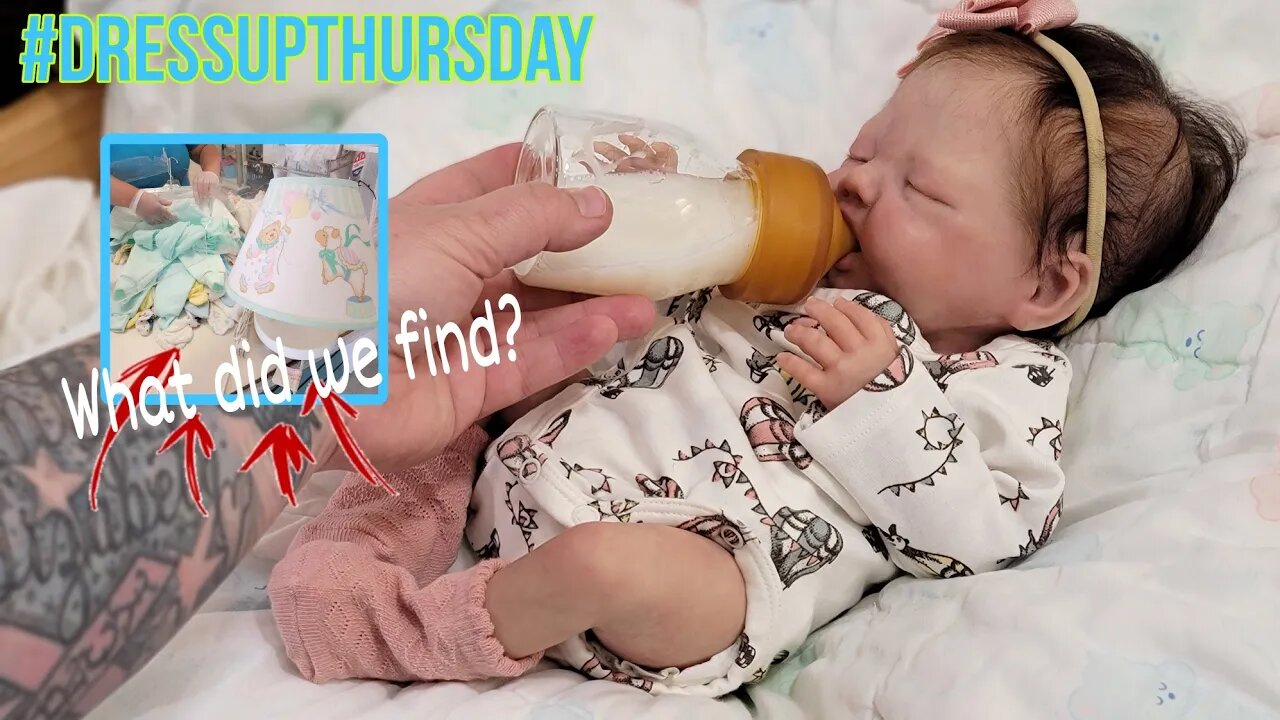 Changing Hyper Realistic Silicone Baby Doll| Let's Go Thrifting| How Many Teddy Bears Do I Have?