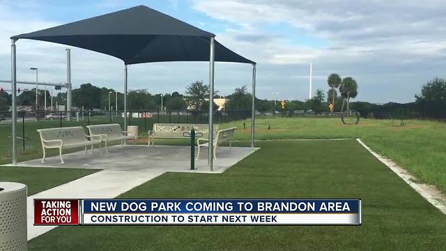 Dog park coming to Brandon area, construction to begin next week