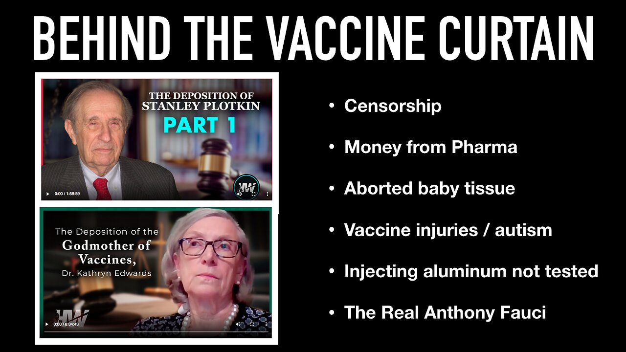 Behind the Vaccine Curtain!!