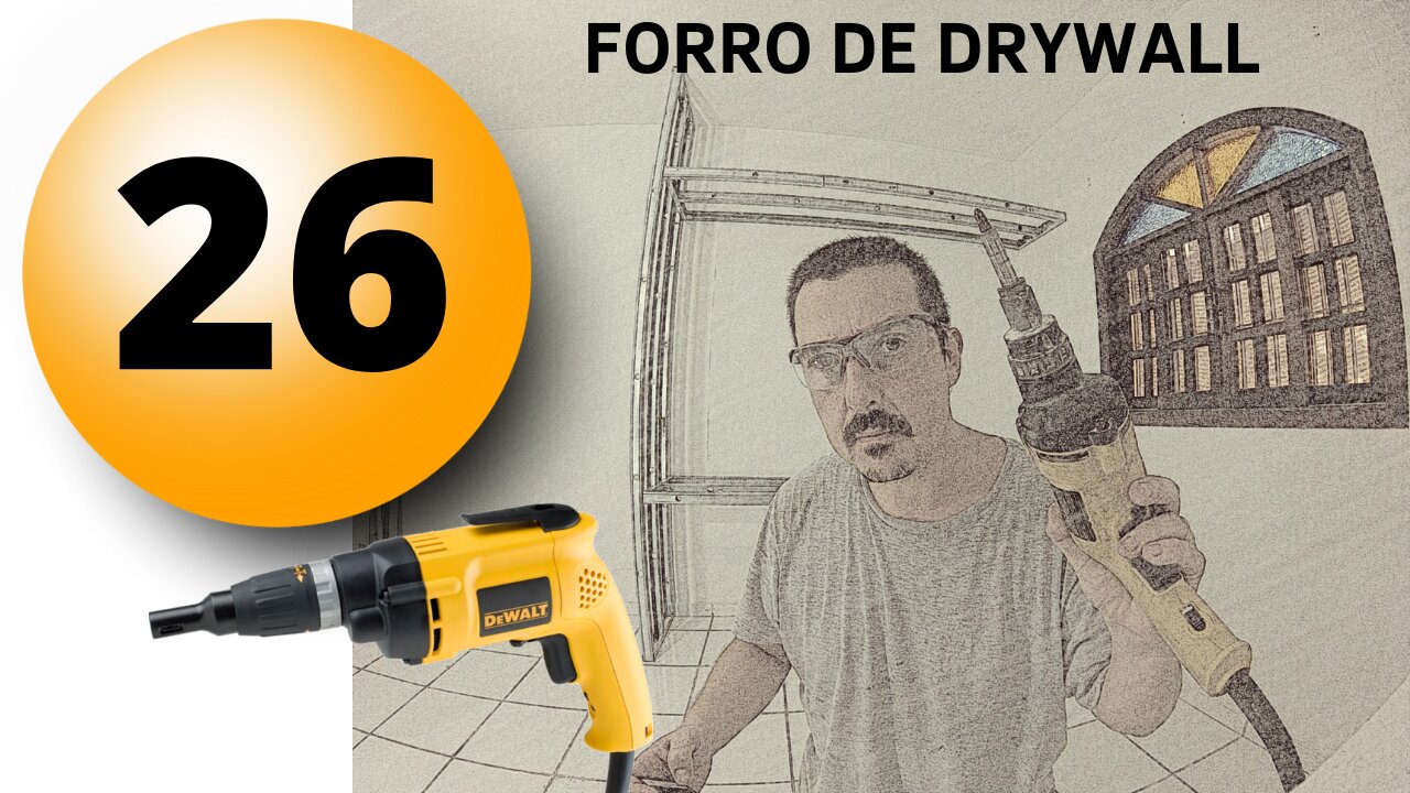 Como Fazer Forro de Gesso Drywall Passo a Passo Aula 26