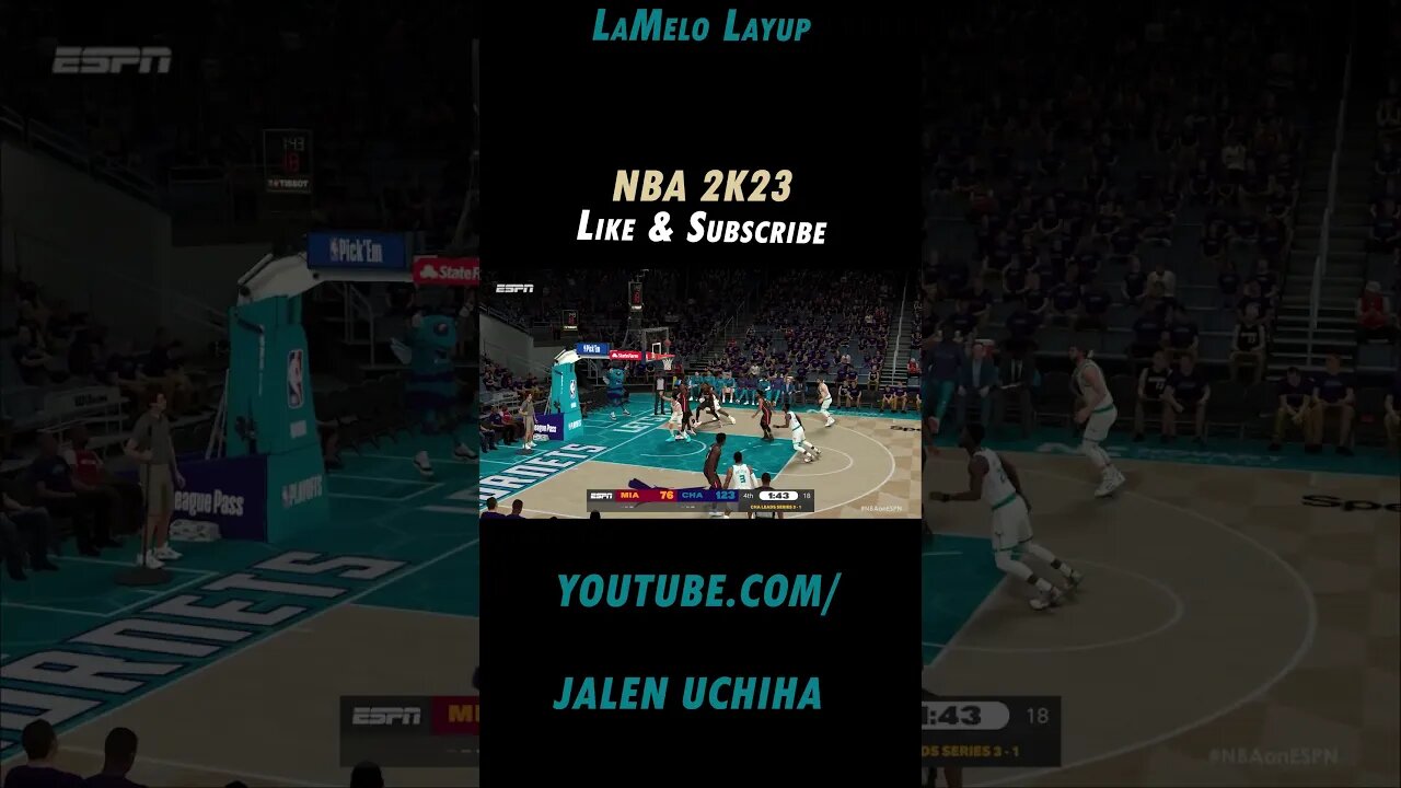 LaMelo Layup #2023 #nba #2k23 #lamelo ball #jalen uchiha #shorts