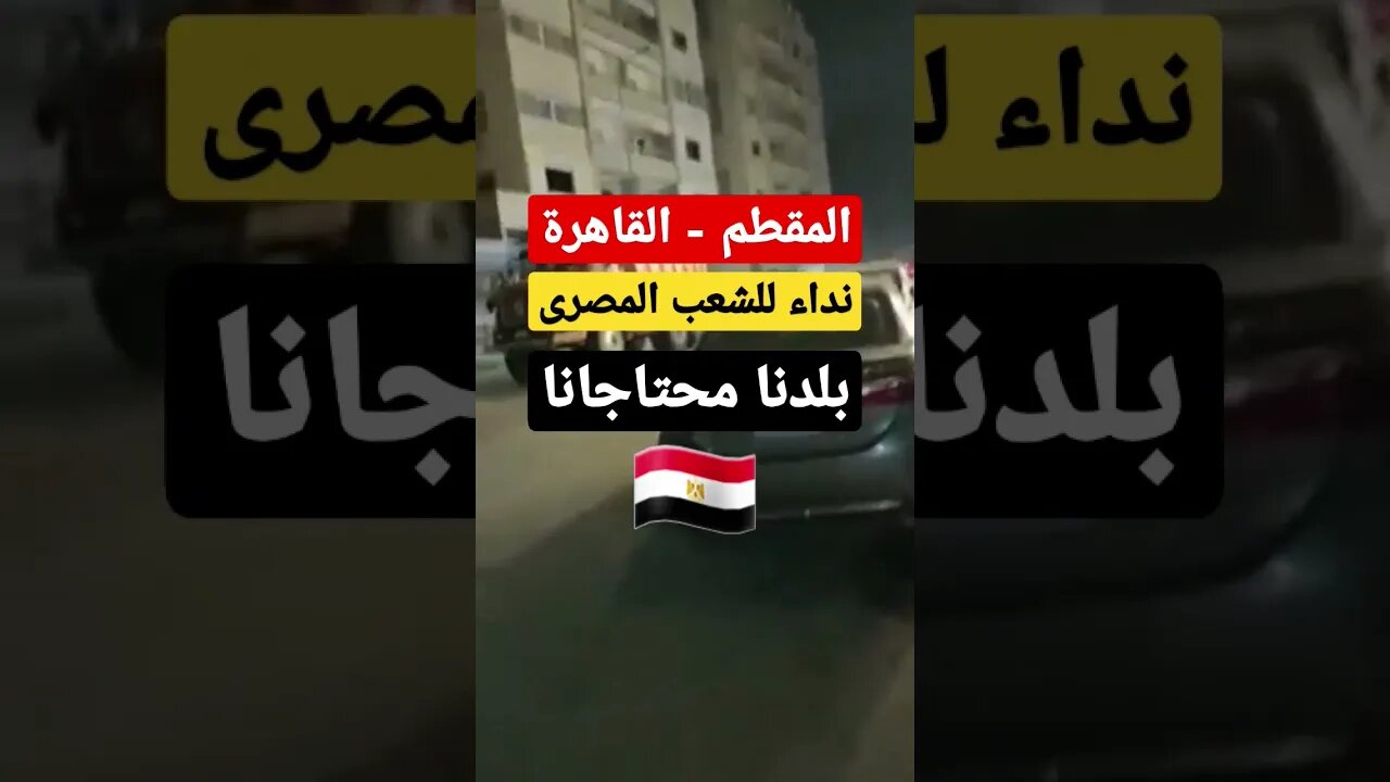 القاهرة - المقطم 🛑 نداء هاااام | 11-11 | #shorts