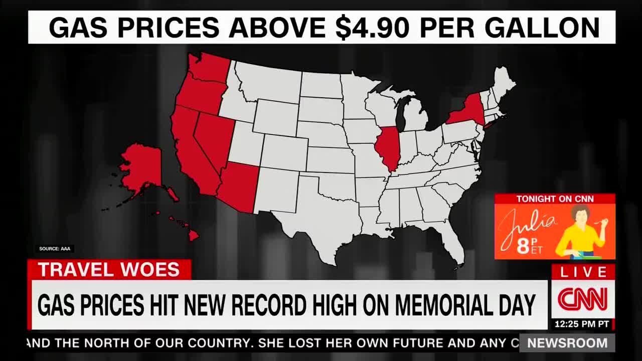 CNN Admits Biden Is To Blame For Skyrocketing Gas Prices