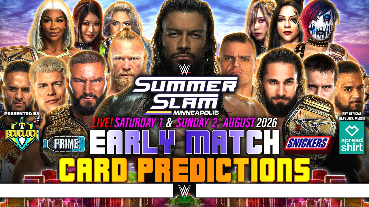 WWE SummerSlam 2026 - Match Card Predictions | Bevelock