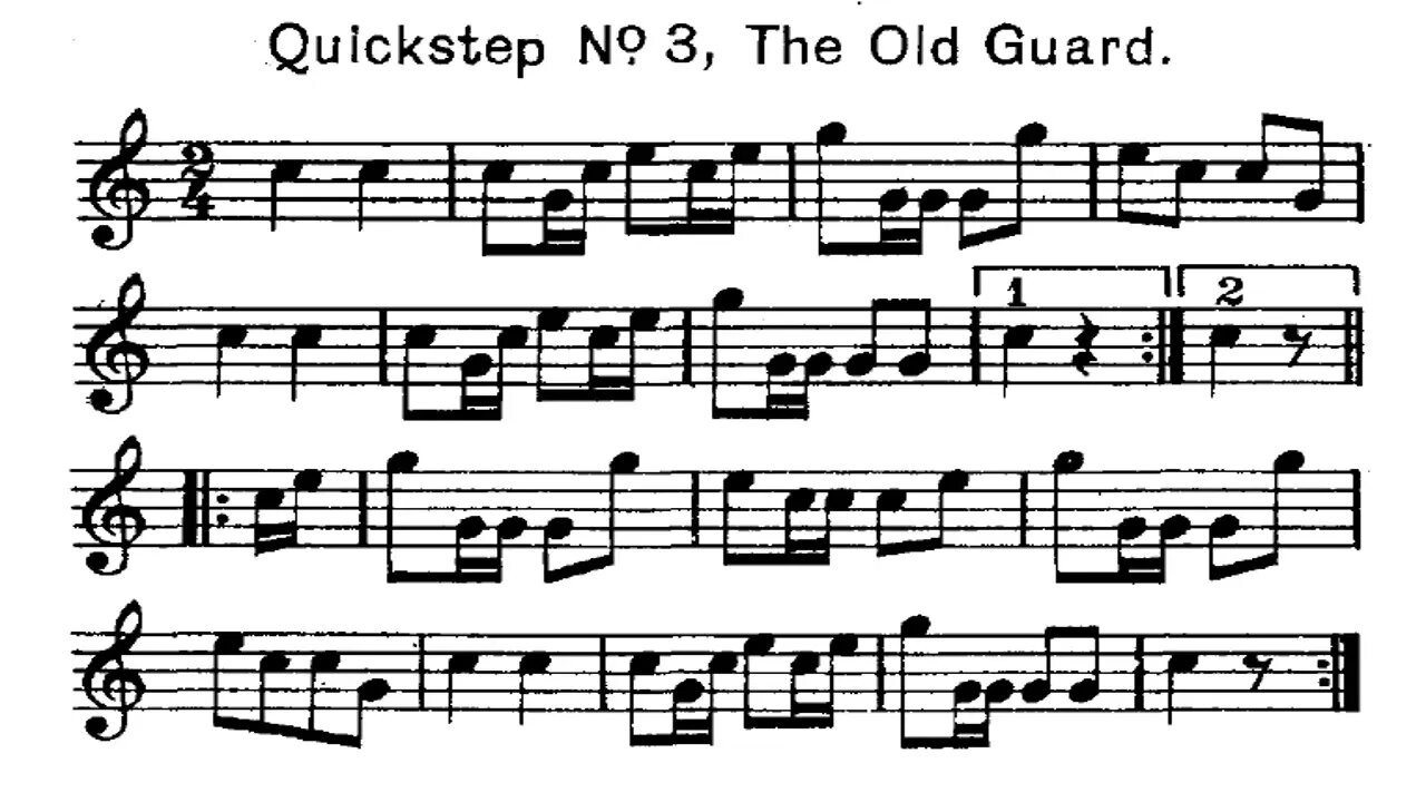 QuickSteps 03 - The Old Guard - Bugle Calls on Trumpet [Army Wake Up Trumpet]