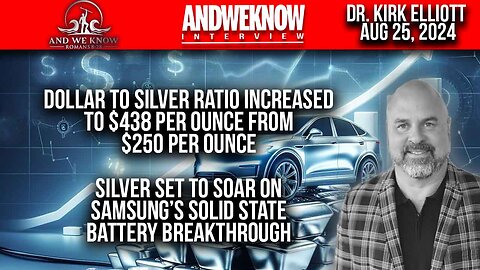 8.25.24: LT w/ Dr. Elliott: Dollar to Silver ratio increased to $438 per ounce from $250, DNC