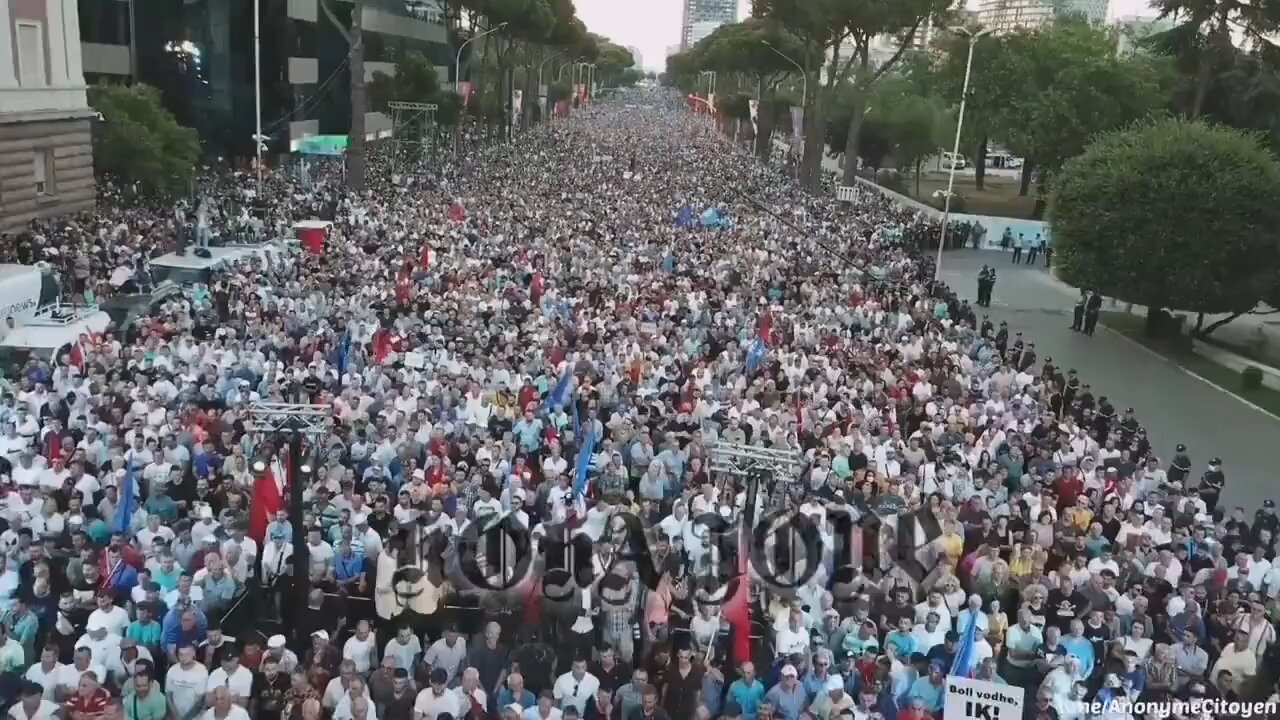 Albanian citizens rise up against high fuel and food prices