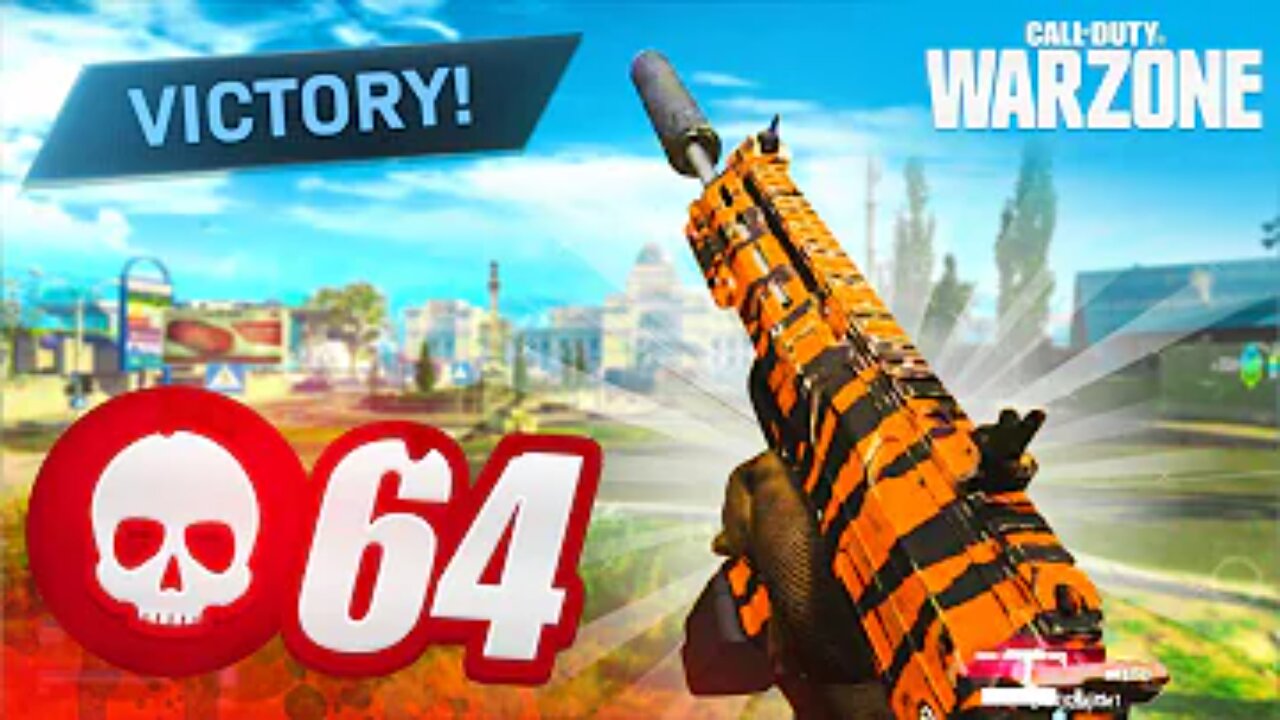 NEW RECORD! 64 KILL GAME in CoD WARZONE! (Best Classes / Loadouts)