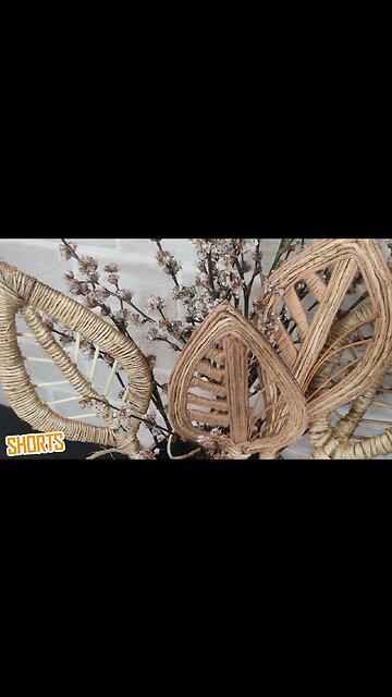 Folhas Artesanais Incriveis Feitas com Papelão #shorts