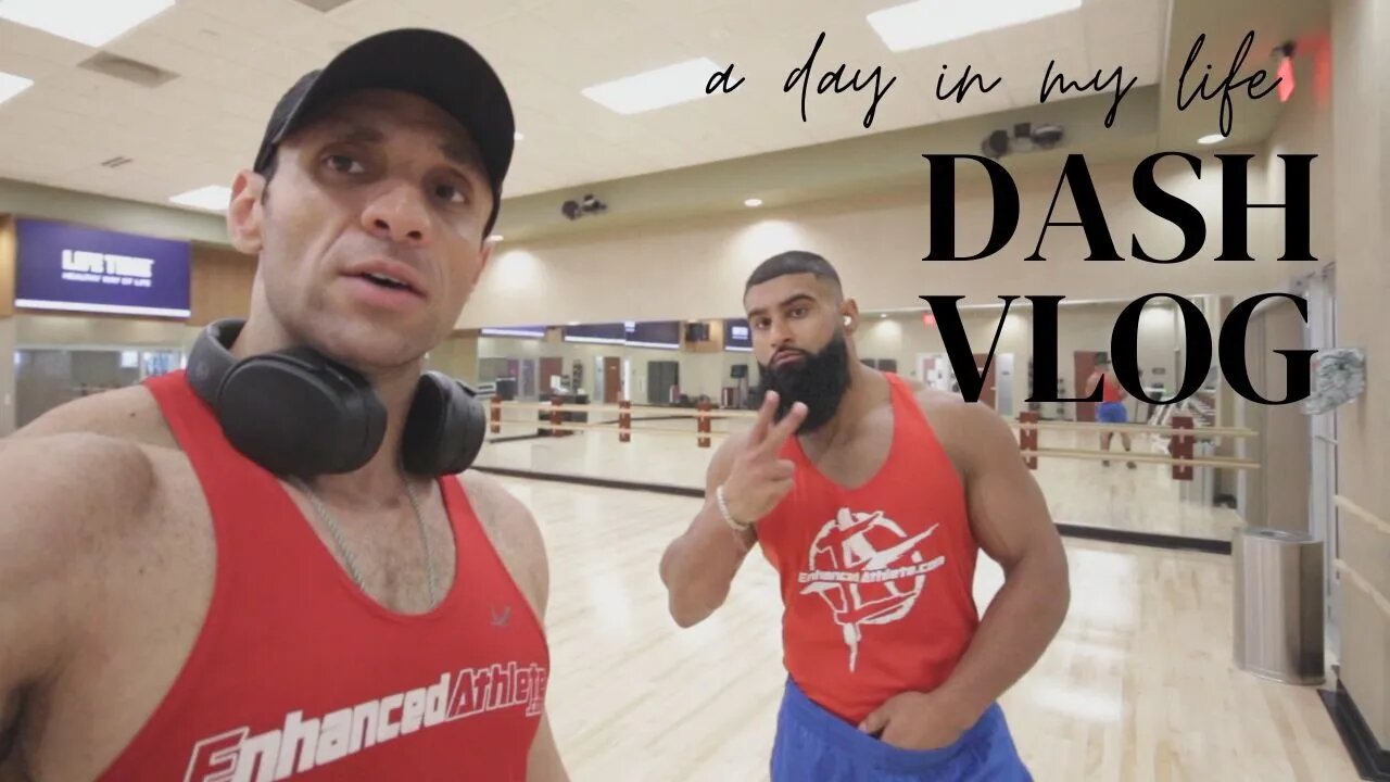DASH VLOG 3 - POSING - FULL DAY OF EATING - SHOULDERS WORKOUT #dashperception