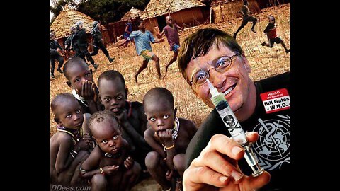 Bill Gates slip of the tongue. "PRODUCING CHILDHOOD DEATH"