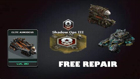 War Commander - Shadow Ops III - War Barge Part - Free Repair