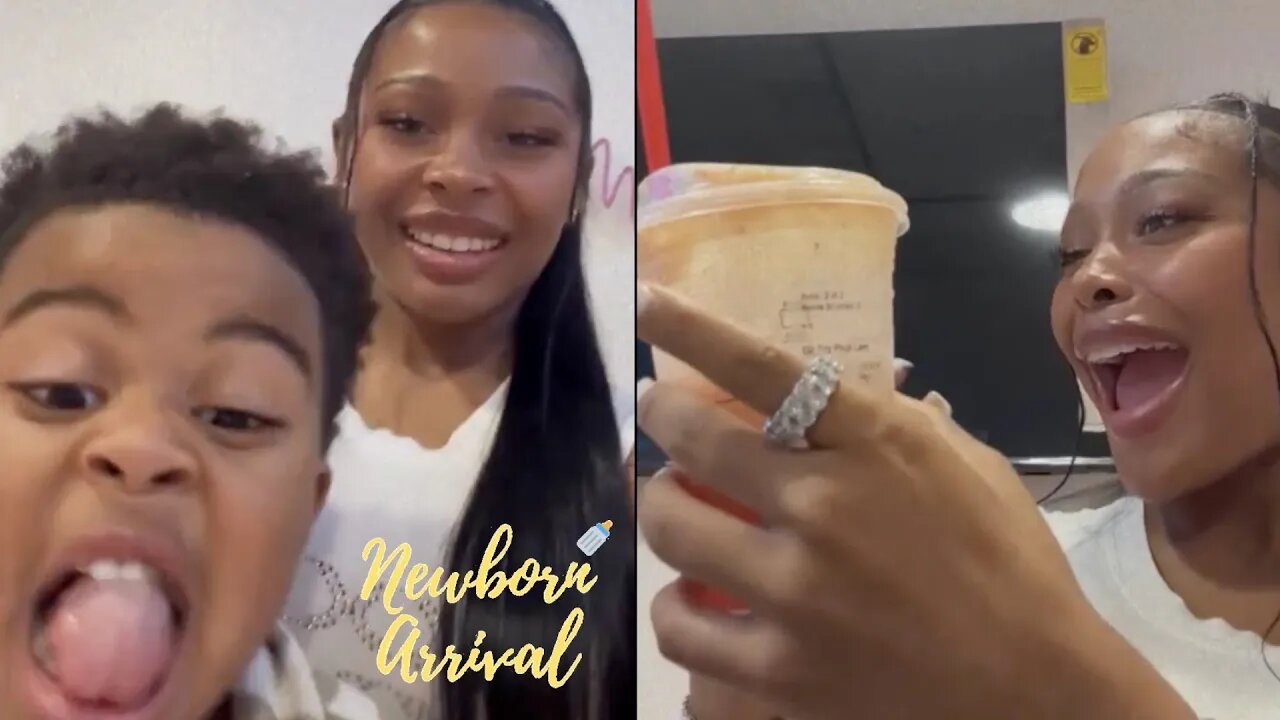 "This Is Nasty Actually" Lil Baby & Jayda Cheaves Son Loyal Criticizes Mommy Drink! 🤮