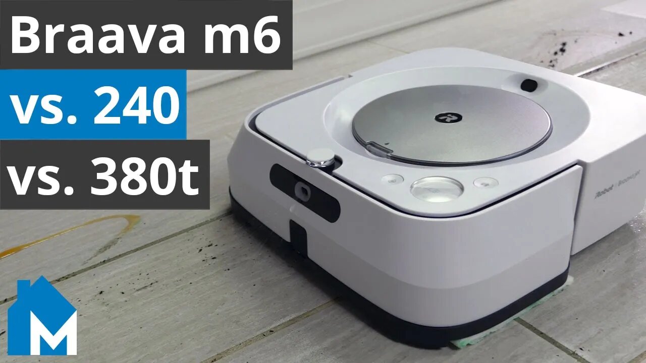 iRobot Braava Jet 240 vs. 380t vs. m6 — Real Mopping Tests & Objective Data