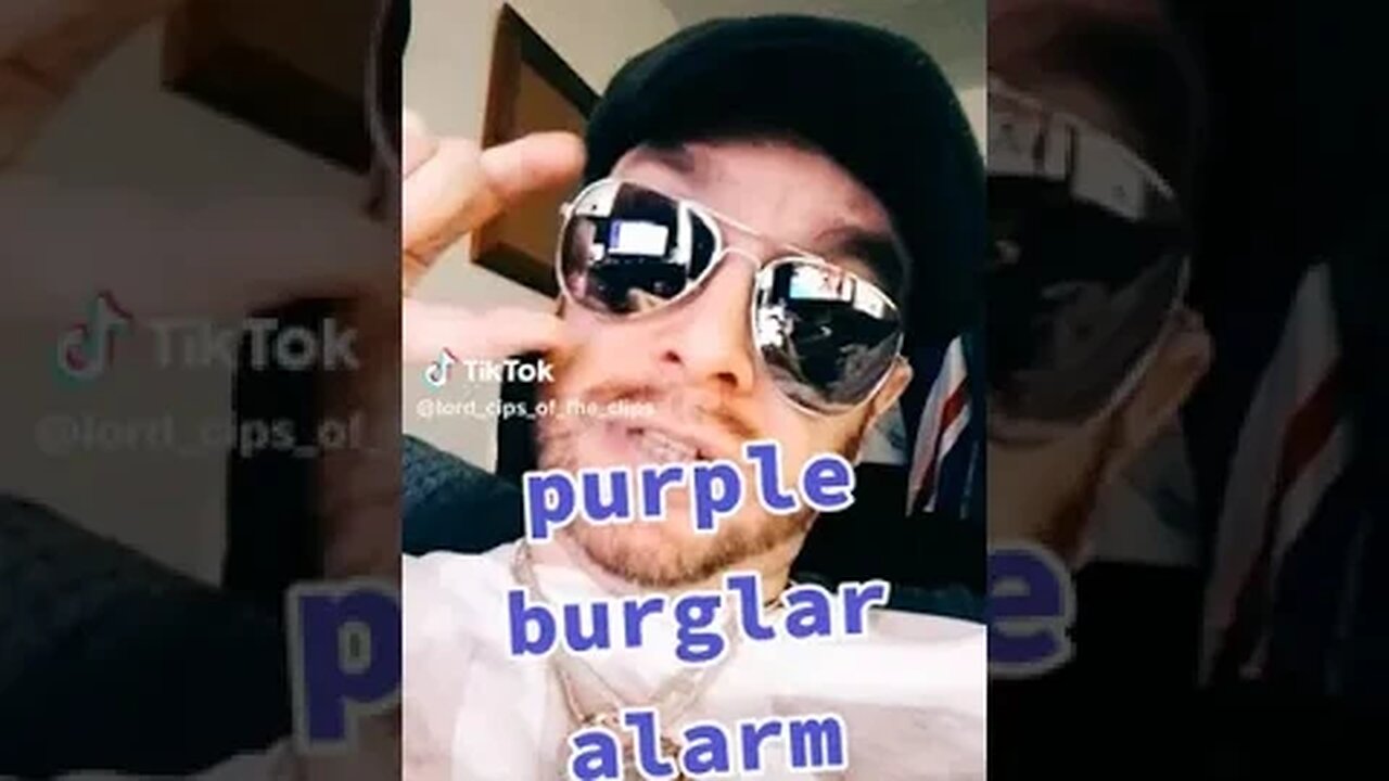 How to say purple burglar alarm 🚨 when your Glaswegian ! #glasgow #glaswegian #purpleburglaralarm