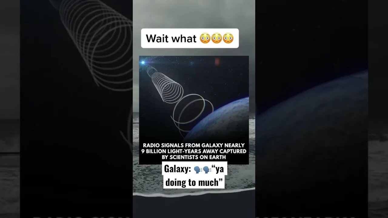Galaxy radios earth #shorts #galaxy #radio