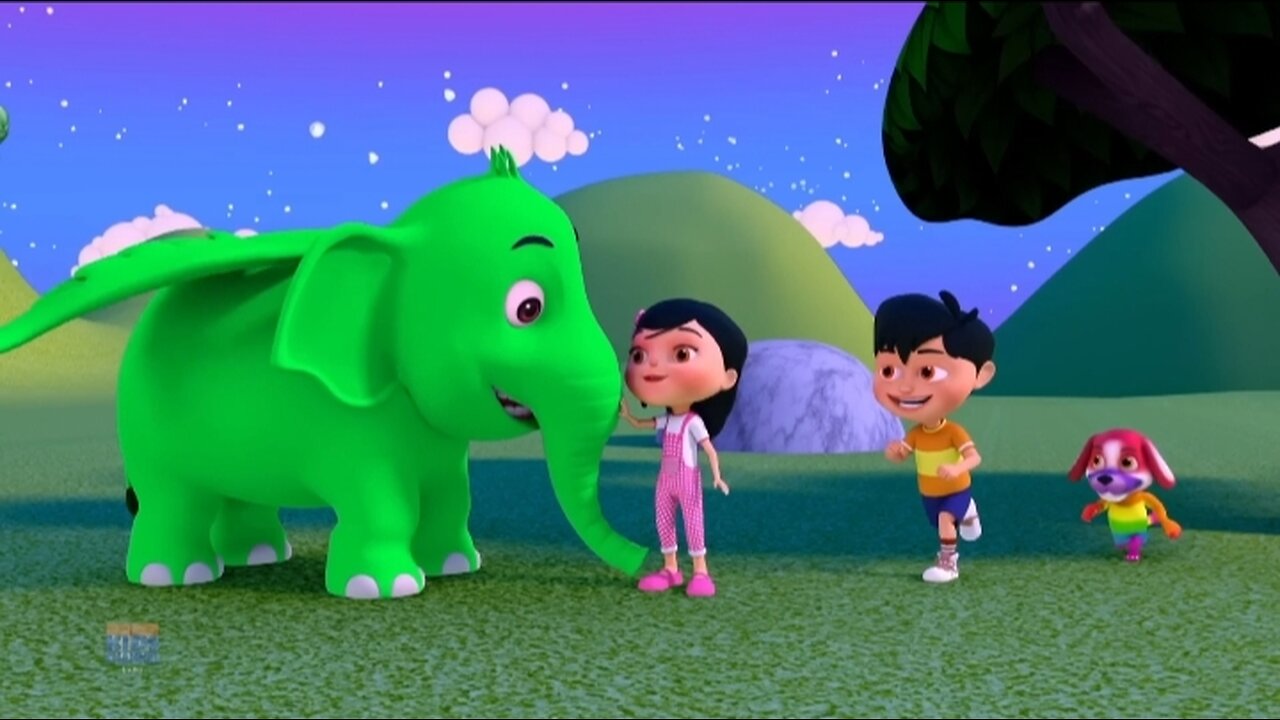 Udane Wala Hathi, Kids Songs in Hindi and Preschool Video