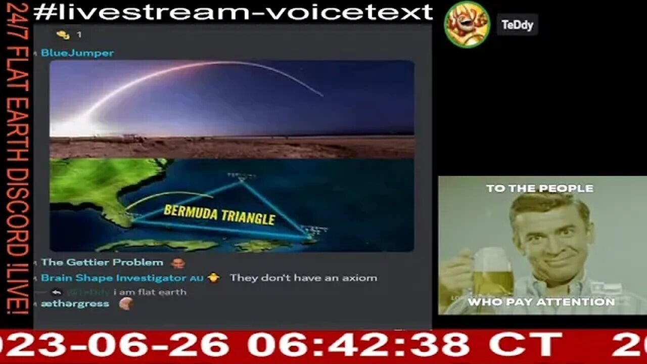 24/7 Flat Earth Discord Channel - TeDdy, Kieran Khan, Raskitalian & Shabzz