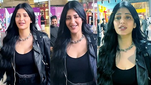 Shruti Haasan के पीछे क्यों पड़ा ये शख्स, Actress हुई Airport पर परेशान 😍🔥