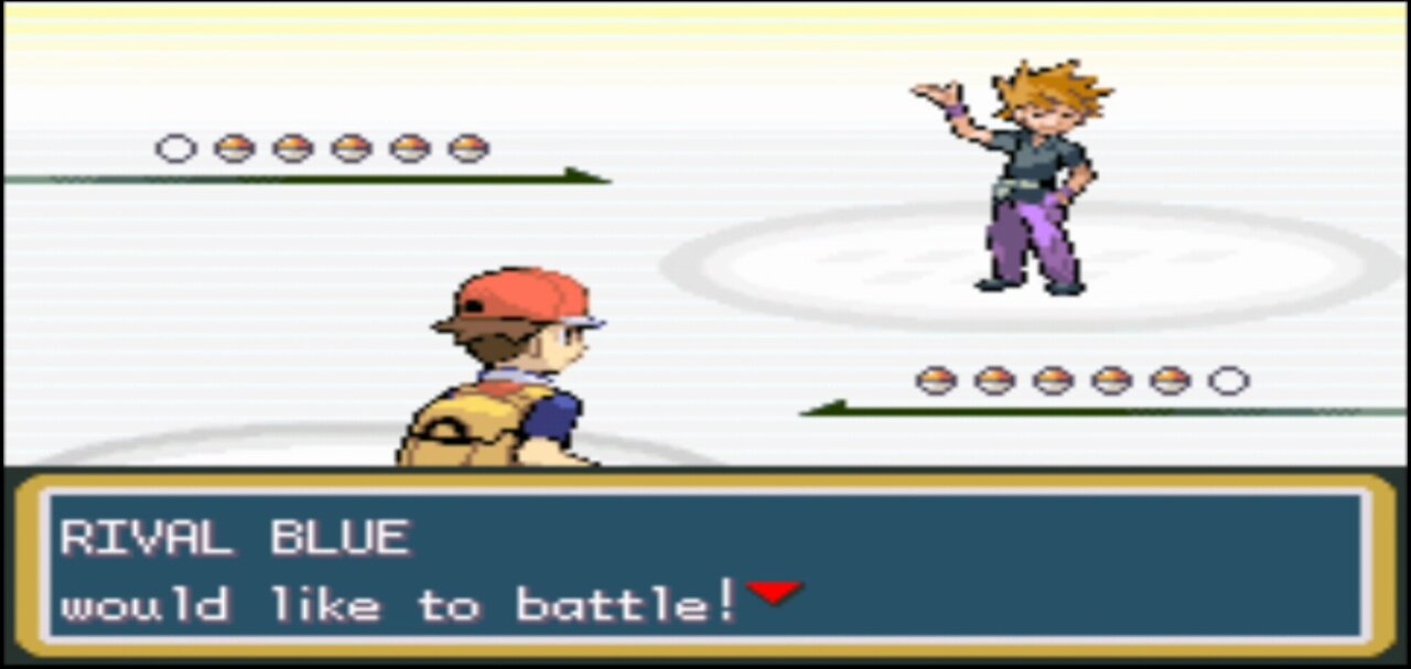 Pokemon Fire Red - Rival 6th Battle: Blue