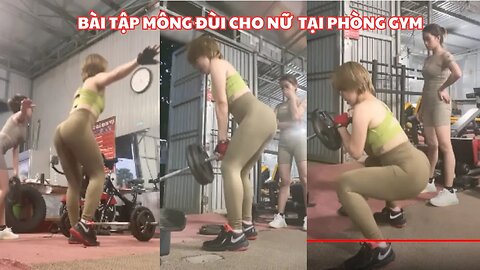 Bài Tập Mông Đùi Cho Nữ Mới Bắt Đầu Tại Phòng Gym