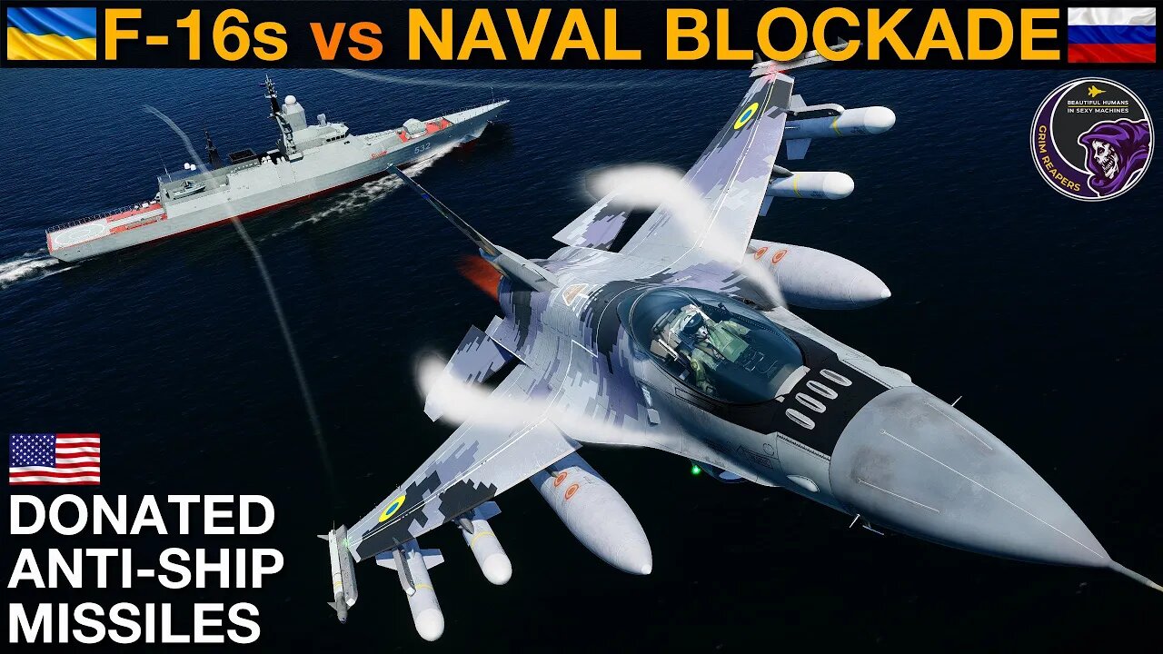 Could Ukrainian F-16s With Harpoons Hit The Russian Naval Blockade Of Odesa? (WarGames 170) | DCS