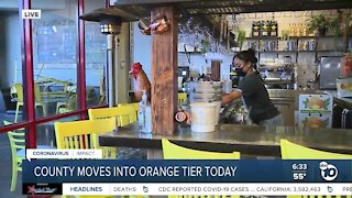 Restaurants prepare for ease of restrictions as orange tier takes effect