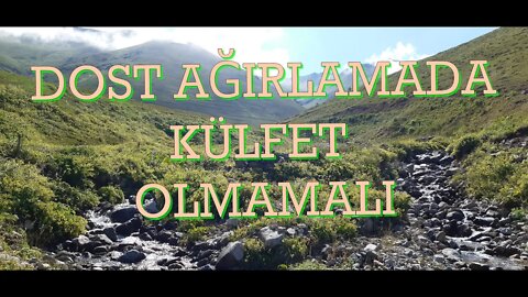 #menkıbe EN GÜZEL MENKIBELERDEN BİR BÖLÜM / "DOST AĞIRLAMADA KÜLFET OLMAMALI."