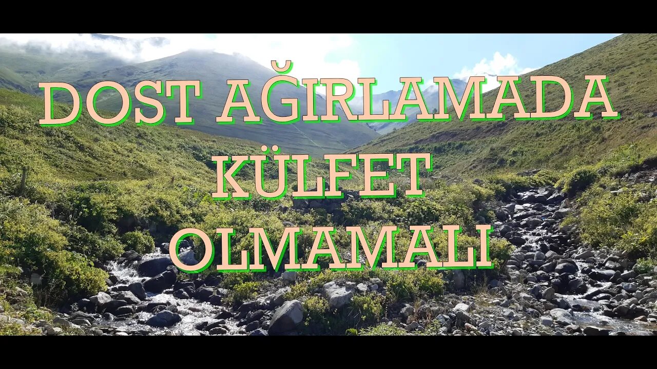 #menkıbe EN GÜZEL MENKIBELERDEN BİR BÖLÜM / "DOST AĞIRLAMADA KÜLFET OLMAMALI."