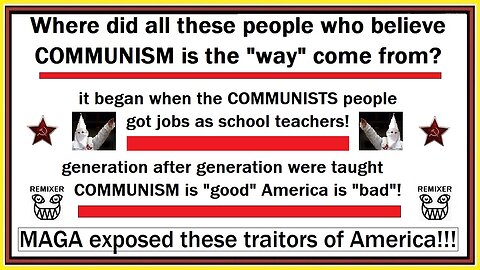 Where did all these people who believe COMMUNISM is the "way" come from