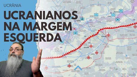 RUSSOS abandonam CIDADES na MARGEM ESQUERDA do DNIPRO e UCRANIANOS já teriam LIBERTADO OLESHKY