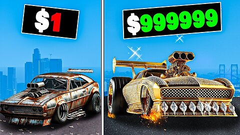 $1 to $1,000,000 Drag Car in GTA 5