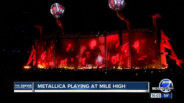 Metallica rocks out Mile High Stadium in Denver