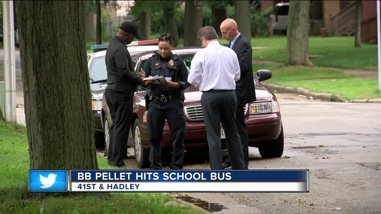 Milwaukee Police: 8-year-old girl injured after BB pellet strikes bus window