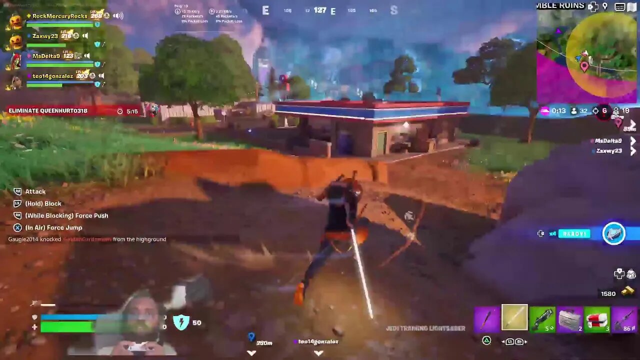 Fortnite with Rock Mercury