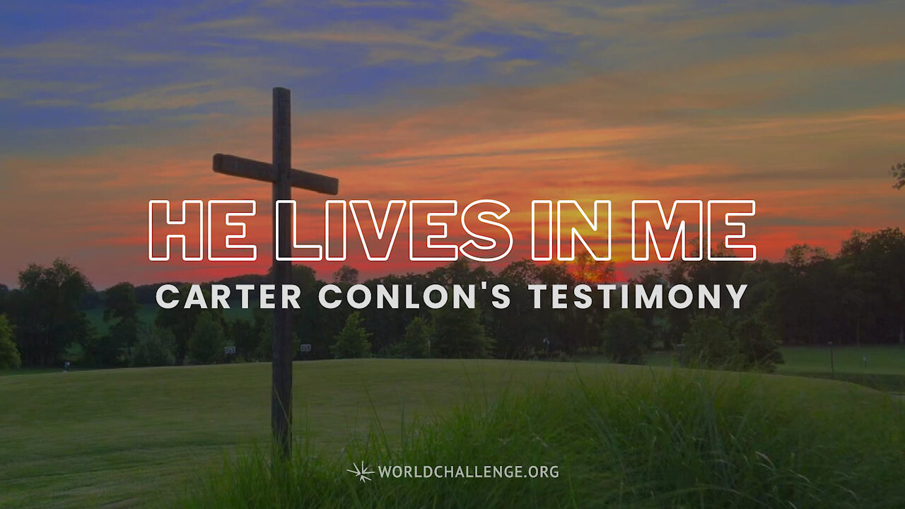 He Lives in Me - Carter Conlon's Testimony - Carter Conlon - December 1, 1994