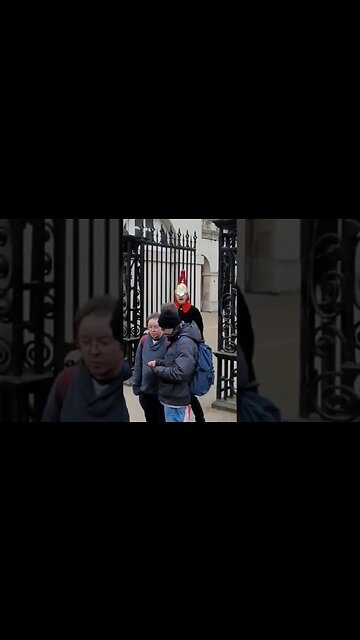 The kings guard shouts way #horseguardsparade