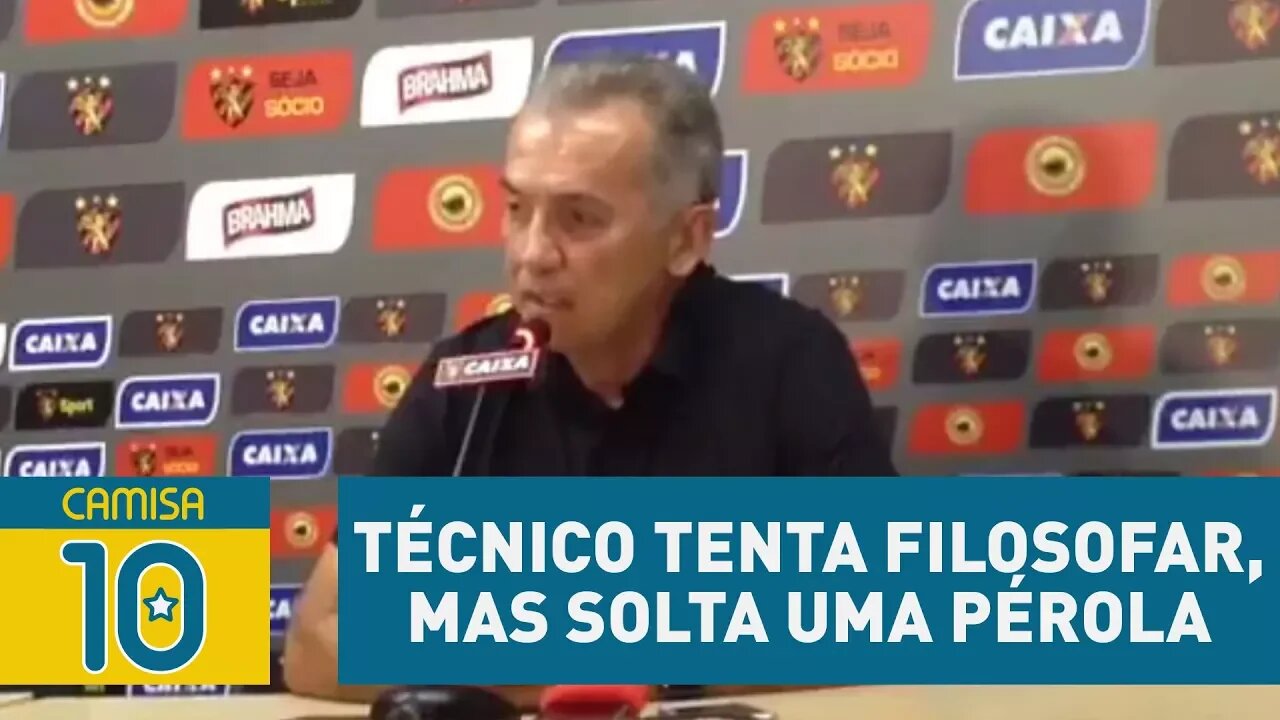 Oi? TÉCNICO tenta FILOSOFAR, mas solta uma PÉROLA!