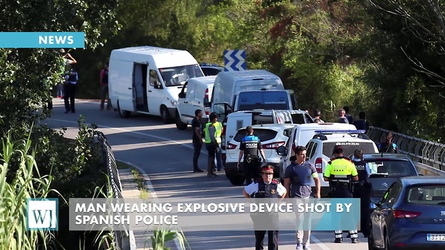 Man Wearing Explosive Device Shot By Spanish Police