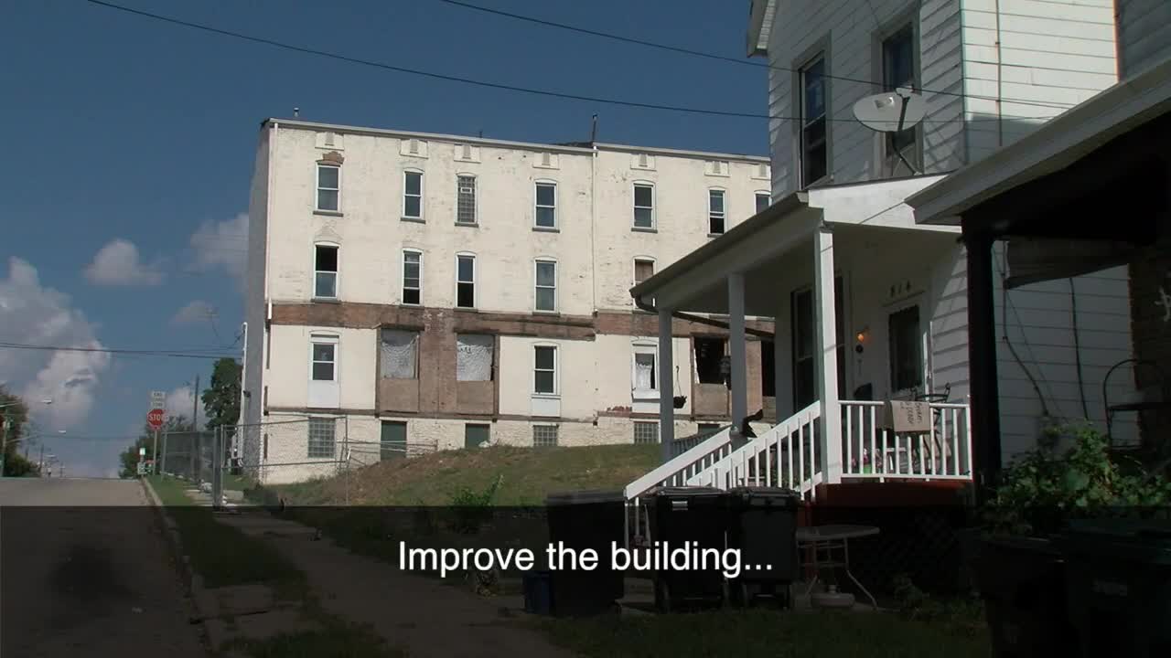 Neighbors in East Price Hill call building an eyesore