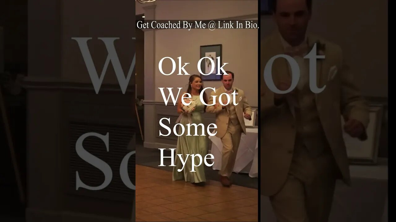 OK OK WE GOT SOME HYPE #shorts #hype #fun #party #wedding #walkthrough #dress #suit #dance #ok #nice