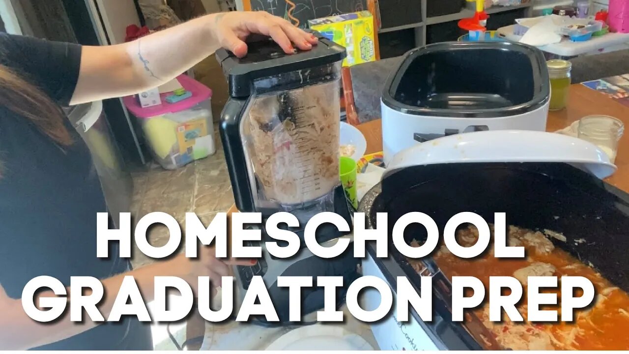 Homeschool Graduation Party Prep || WALMART PICK UP HAUL || LARGE FAMILY MOM OF 10