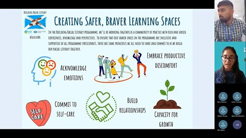 The "principles" of the building racial literacy programme