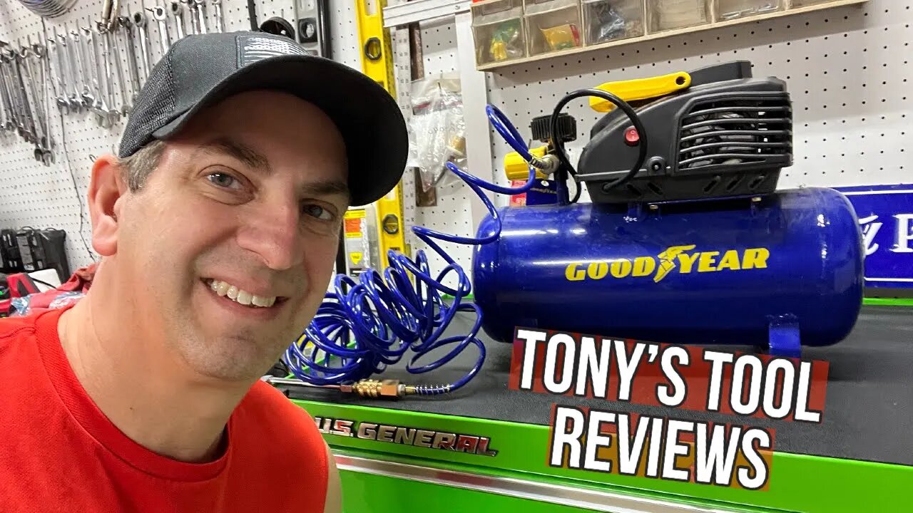 Goodyear 3 Gallon Air Compressor Review - Tony's Tool Reviews