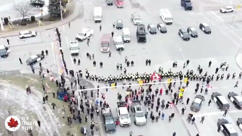 DRONE FOOTAGE | Ambassador Bridge Update Aerial View #Blockade #ambassadorbridge