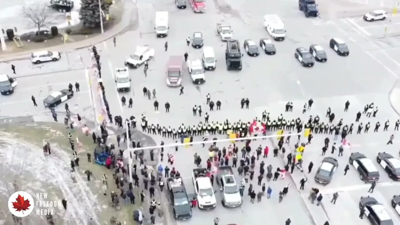 DRONE FOOTAGE | Ambassador Bridge Update Aerial View #Blockade #ambassadorbridge
