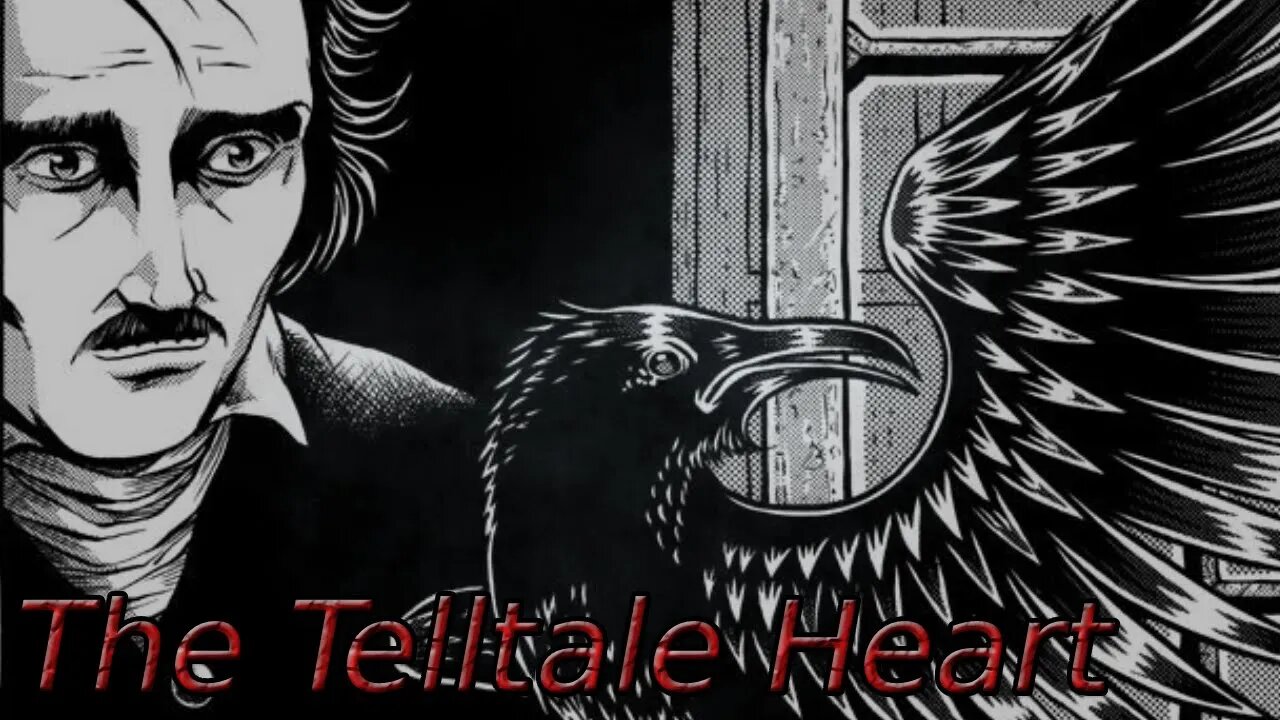 "Edgar Allan Poe's The Tell-Tale Heart" Animated Horror Comic Story Dub and Narration