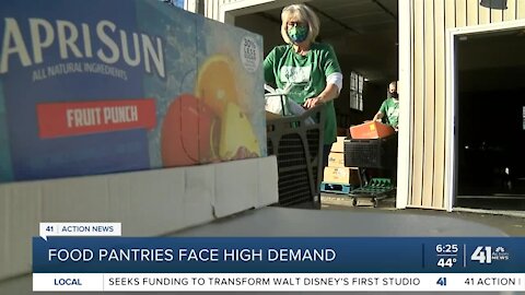 Food pantry sees increase in demand as pandemic persists