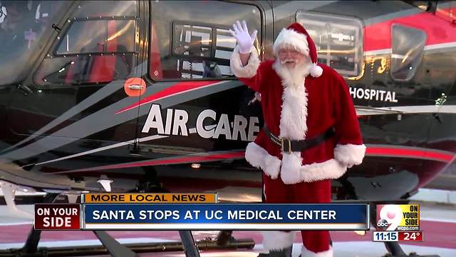 Santa makes a stop at UCMC